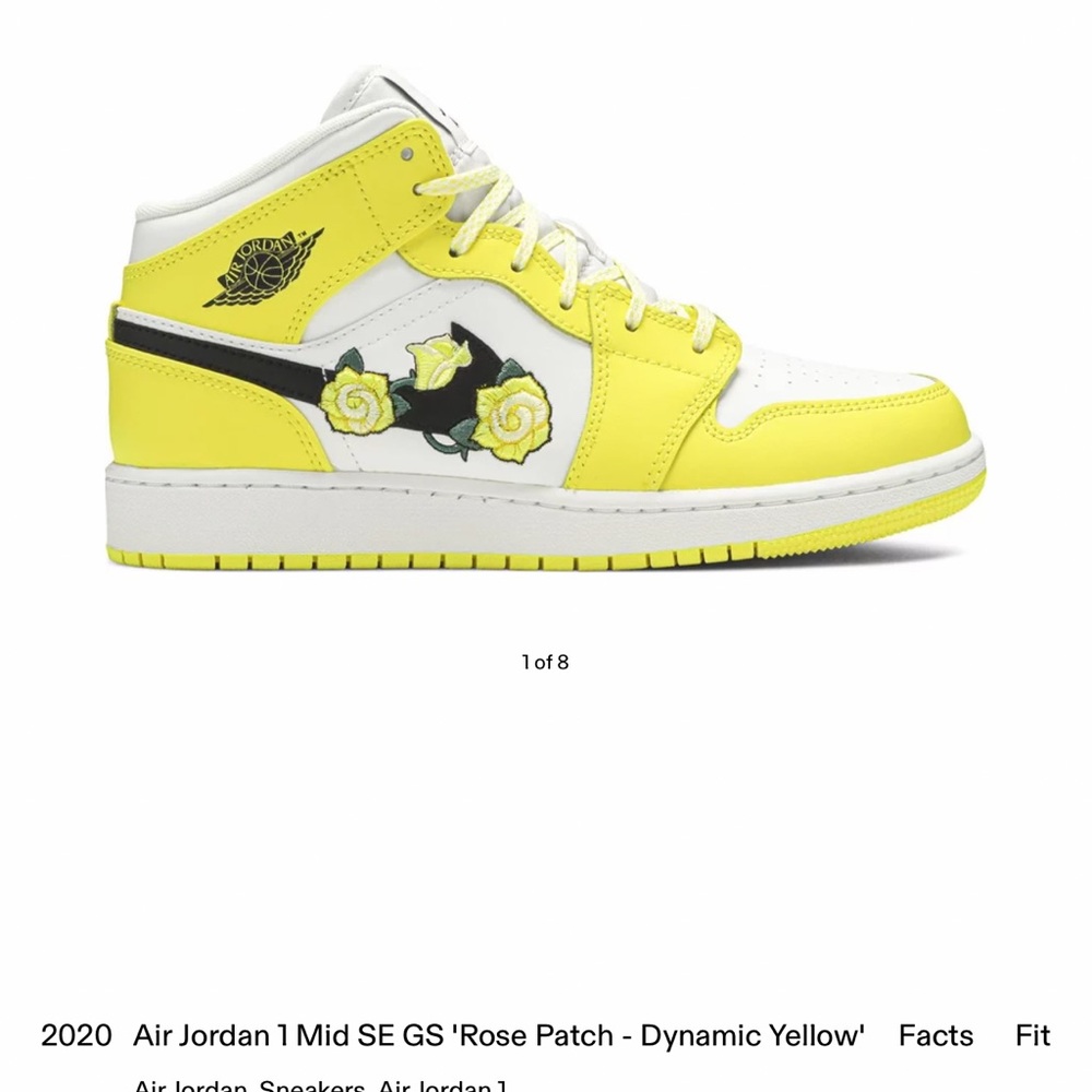 Nike Air Jordan 1 Mid dynamic yellow